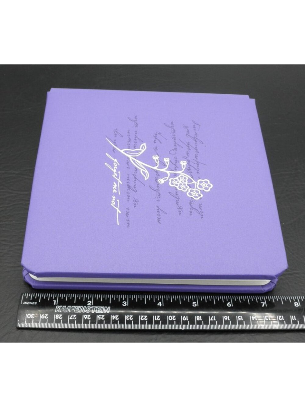 Creative Memories TRIUMPH ALBUMS-Purple Covers HEART and FORGET ME NOT Set of 2 - Picture 6 of 12